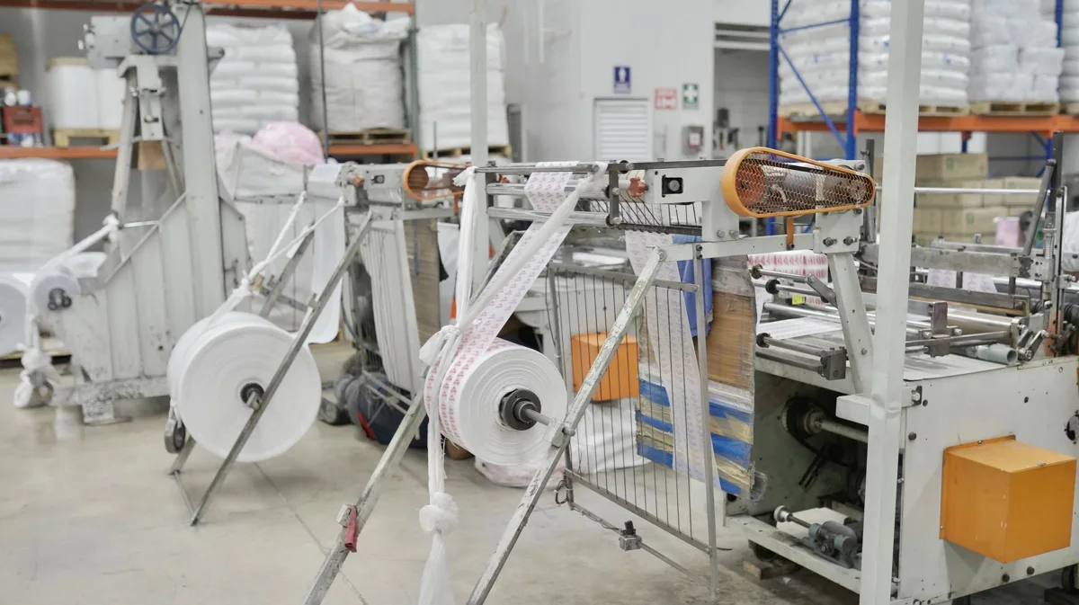 Área de producción de empaques CECU